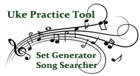 Ukulele set generator, song searcher, practice tool